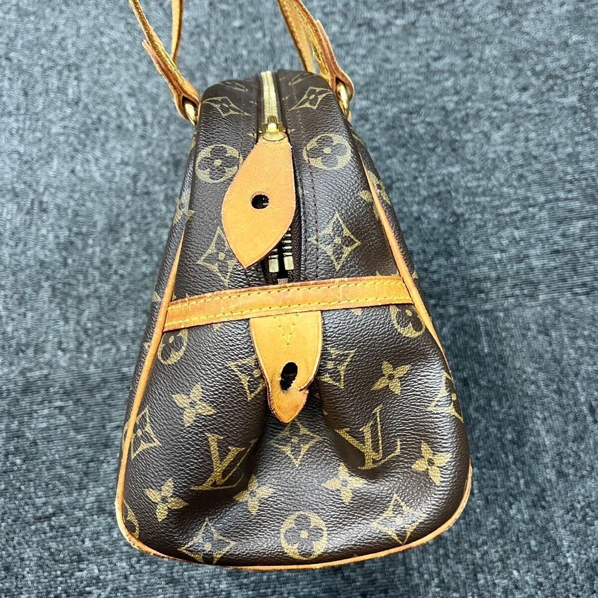 〈1円スタート〉LOUIS VUITTON ルイヴィトン モノグラム モントルグイユPM M95565 ショルダーバッグ ハンドバッグ シリアルCA4047茶色の画像4