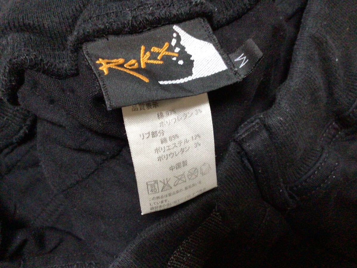ロックス ROKX クライミング 裾リブ パンツ ボトムス サイズ M メンズ ブラック 黒 アウトドアウェア NO RXMF6104 91-499111_画像4