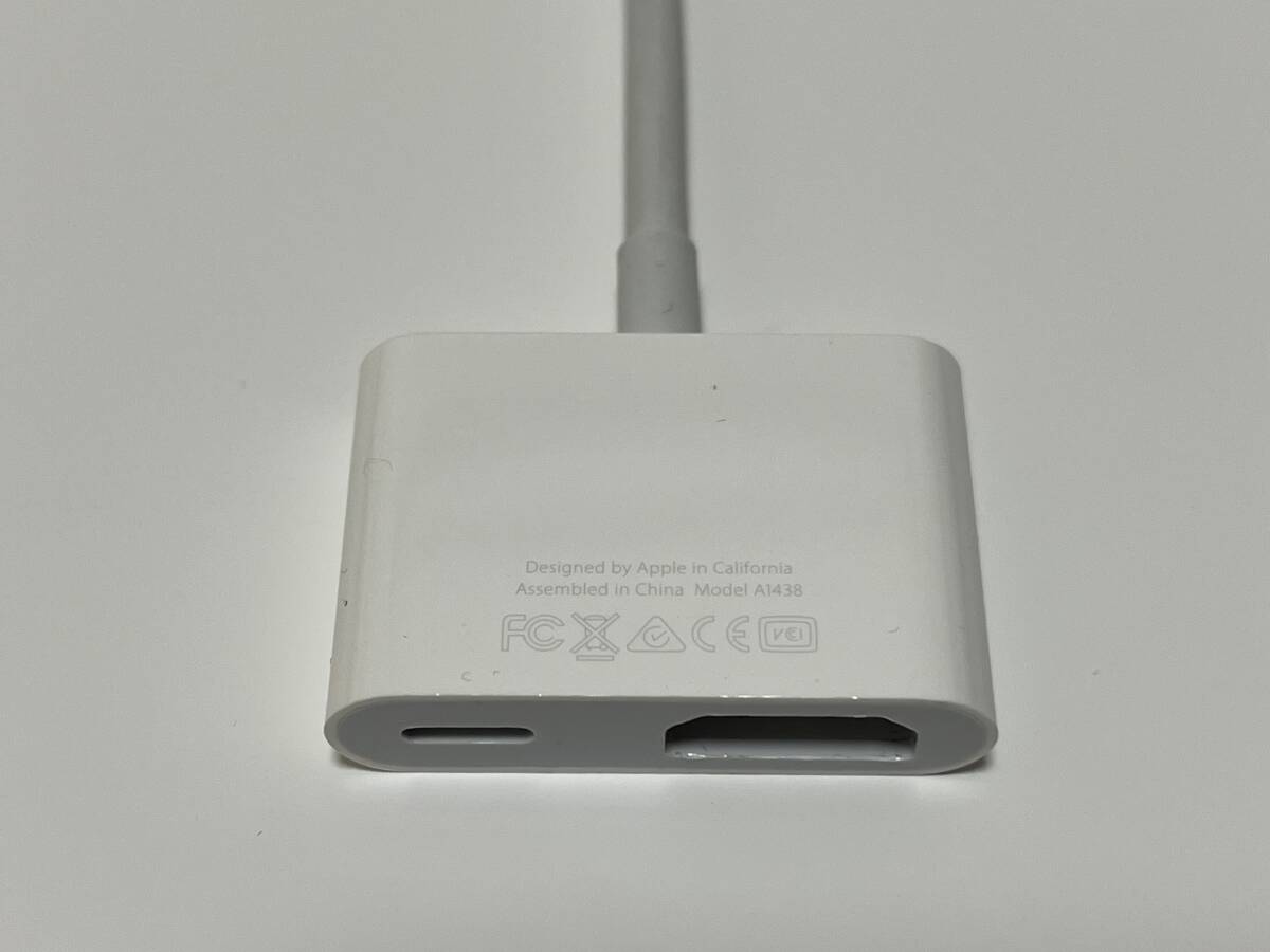 [動作品]Apple 純正 HDMIケーブル A1438 映像変換アダプタ ライトニング Lightning to HDMIの画像3