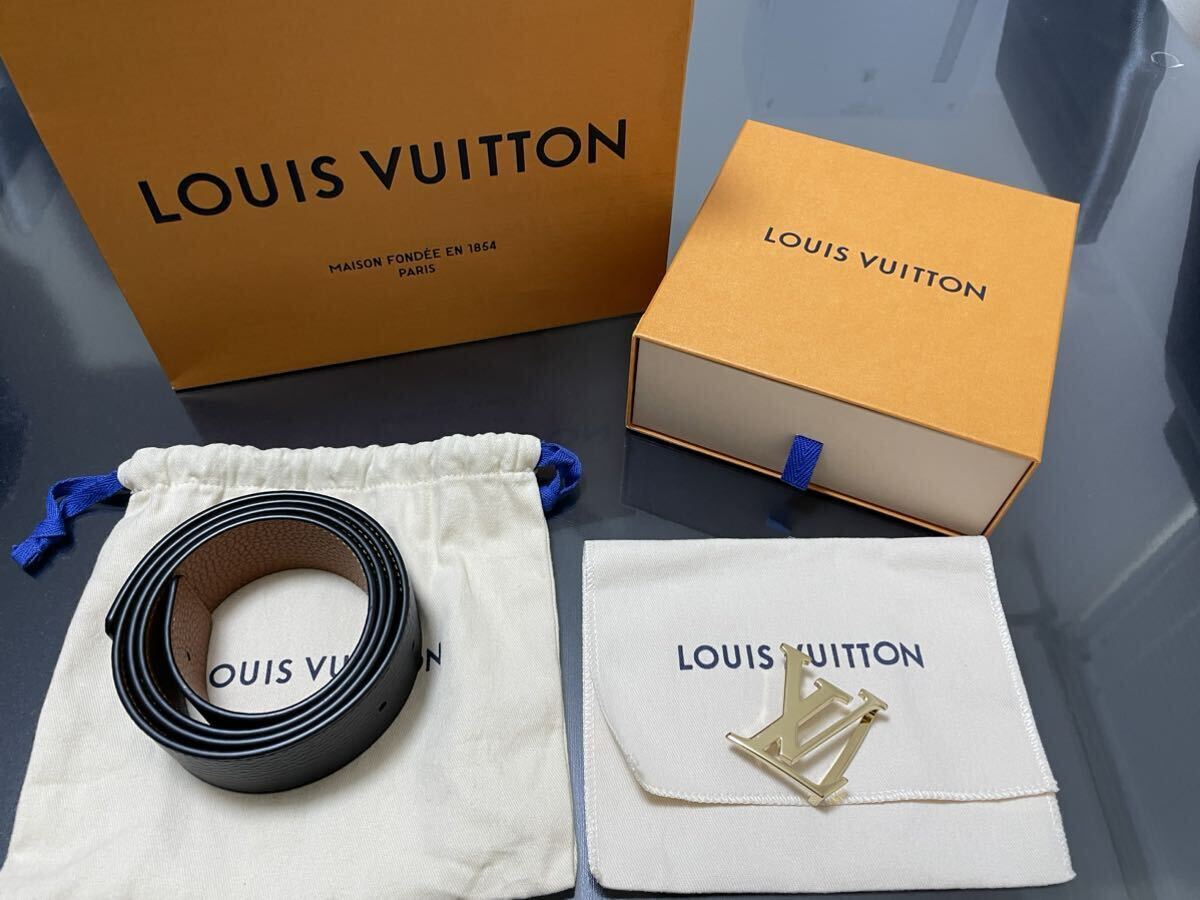 【極美品】ルイヴィトン LOUIS VUITTON メンズ ベルトの画像1