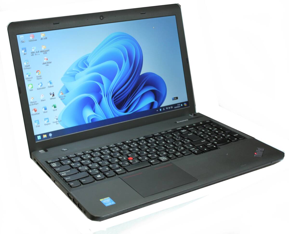 スーパースリム！★Lenovo E540 core i5 メモリ8GB SSD256GB Windows11 15.6インチ カメラ office2021★動作良好　美品　　管6907