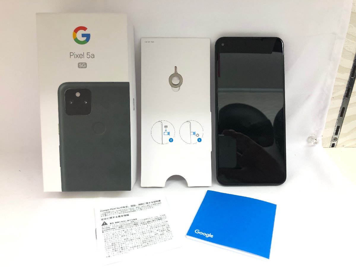 送料無料 初期化済み 極美品 Google Pixel 5a 5G 128GB シムフリー スマホ 357641627491426の画像1