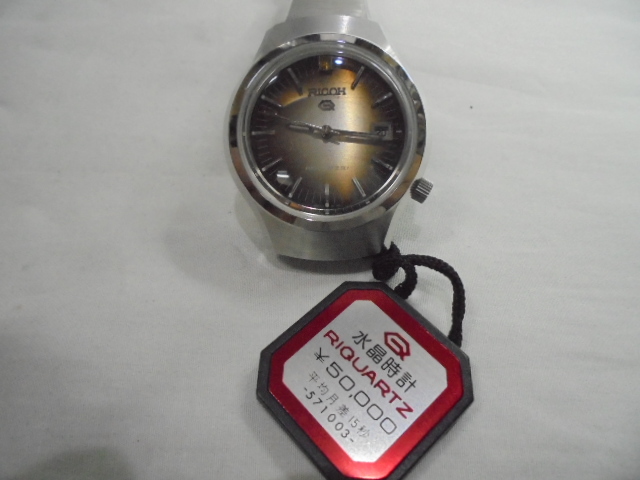 デット　未使用品　RICOH クォーツ SL1 水晶時計 腕時計 571001 RIQUARTZ　動作未確認_画像1