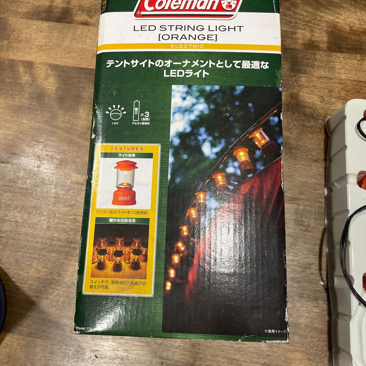 コールマンLEDストリングライト 中古品ジャンクの画像4