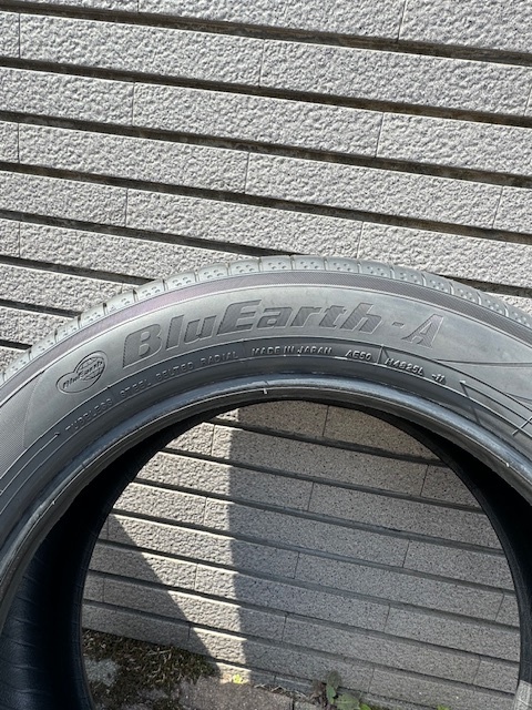 Yokohama BluEarth-A ヨコハマ ブルーアース 新車外し ほぼ未使用 バリ山 185/55R16 83V 4本セットの画像2