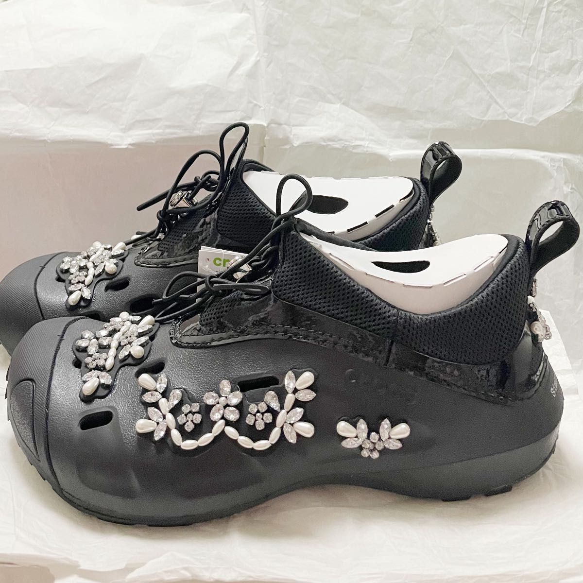 Simone Rocha Crocs シモーネロシャ クロックス ブラック 黒 Simone Rocha Crocs シモーネロシャ クロックス ブラック 黒