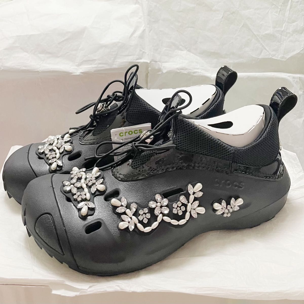 Simone Rocha Crocs シモーネロシャ クロックス ブラック 黒 Simone Rocha Crocs シモーネロシャ クロックス ブラック 黒