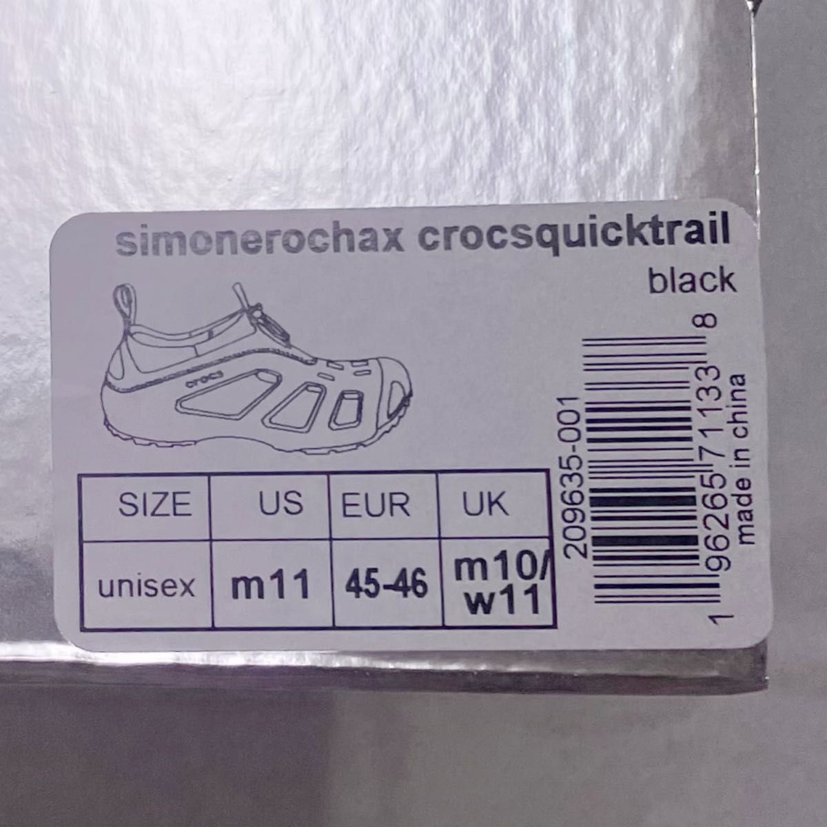 Simone Rocha Crocs シモーネロシャ クロックス ブラック 黒 Simone Rocha Crocs シモーネロシャ クロックス ブラック 黒