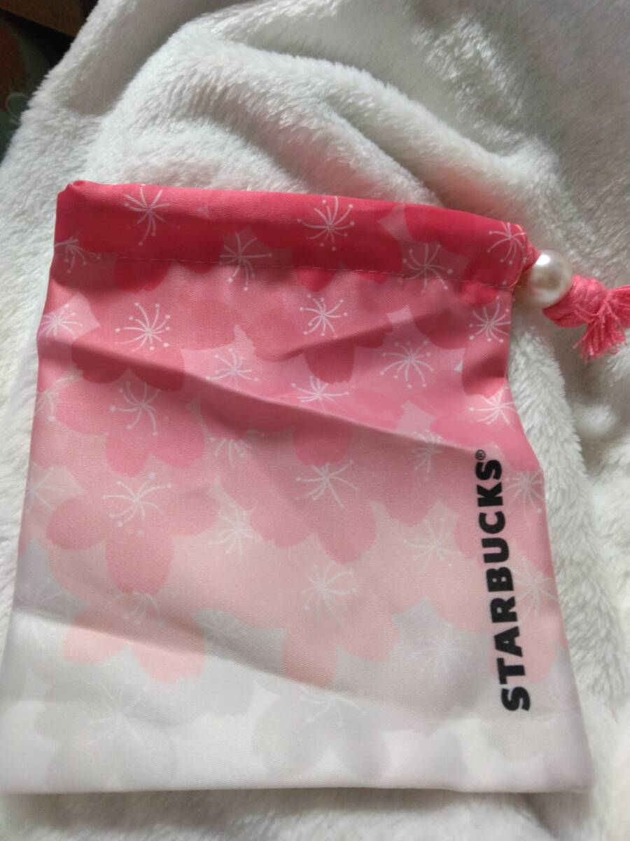 STARBUCKS☆スターバックス 巾着袋、未使用の画像1