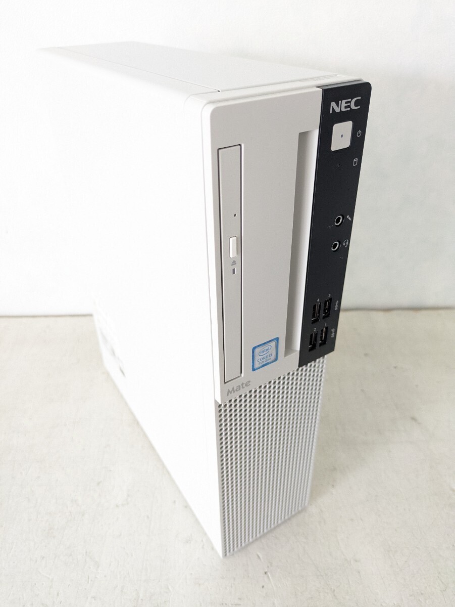 第8世代 NEC デスクトップPC Mate MKL36L-3 Windows11 Pro / Core-i3 / NVMe SSD 256GB / HDD 500GB / RAM 8GB / DVD パソコン_画像1