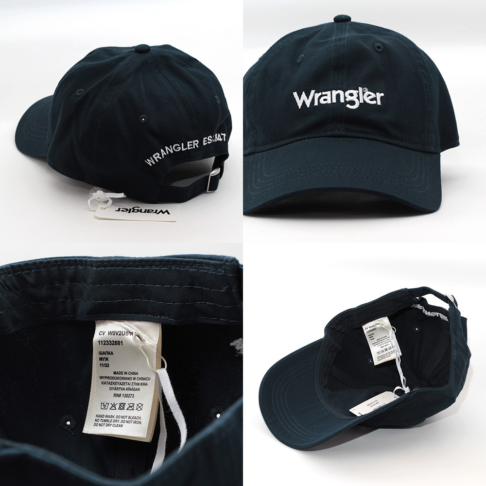 ローキャップ 帽子 ラングラー WRANGLER W0V2U5114 Cap 18407940 ネイビー 海外モデル アメリカ ジーンズブランド