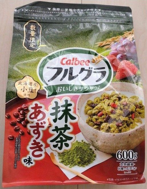 カルビー フルーツグラノーラ 抹茶あずき味 600g