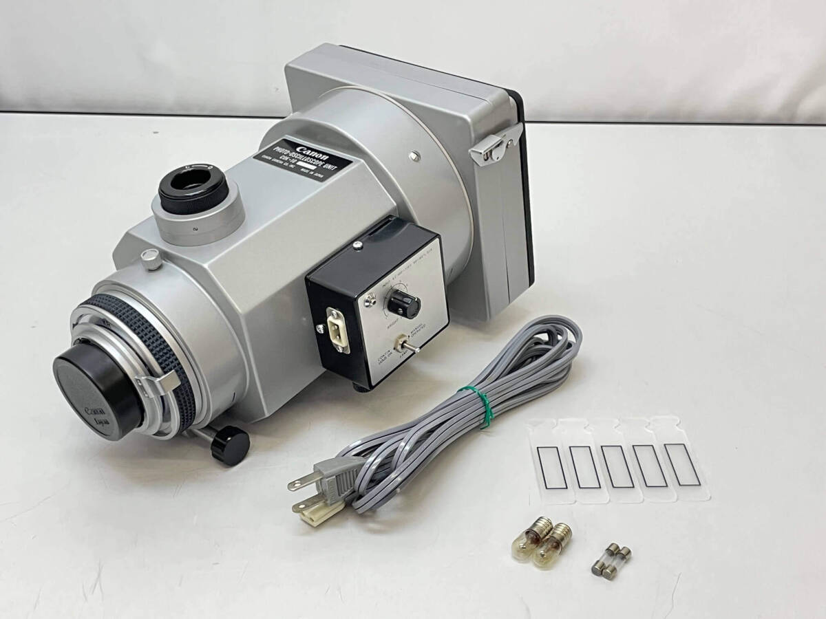 ★sz1723 キャノン オシロスコープ COK-10RA ブラウン管接写装置 Canon OSCILLOSCOPE UNIT 計測器 測定器 レア 年代物★の画像2