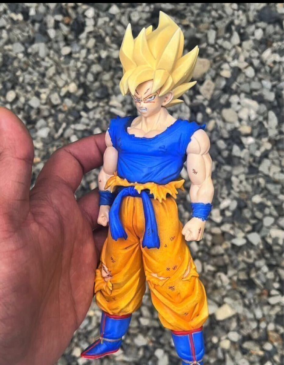 ドラゴンボールフィギュアリペイント 孫悟空フィギュアリペイント　超サイヤ人孫悟空　CLEARISドラゴンボールＺ