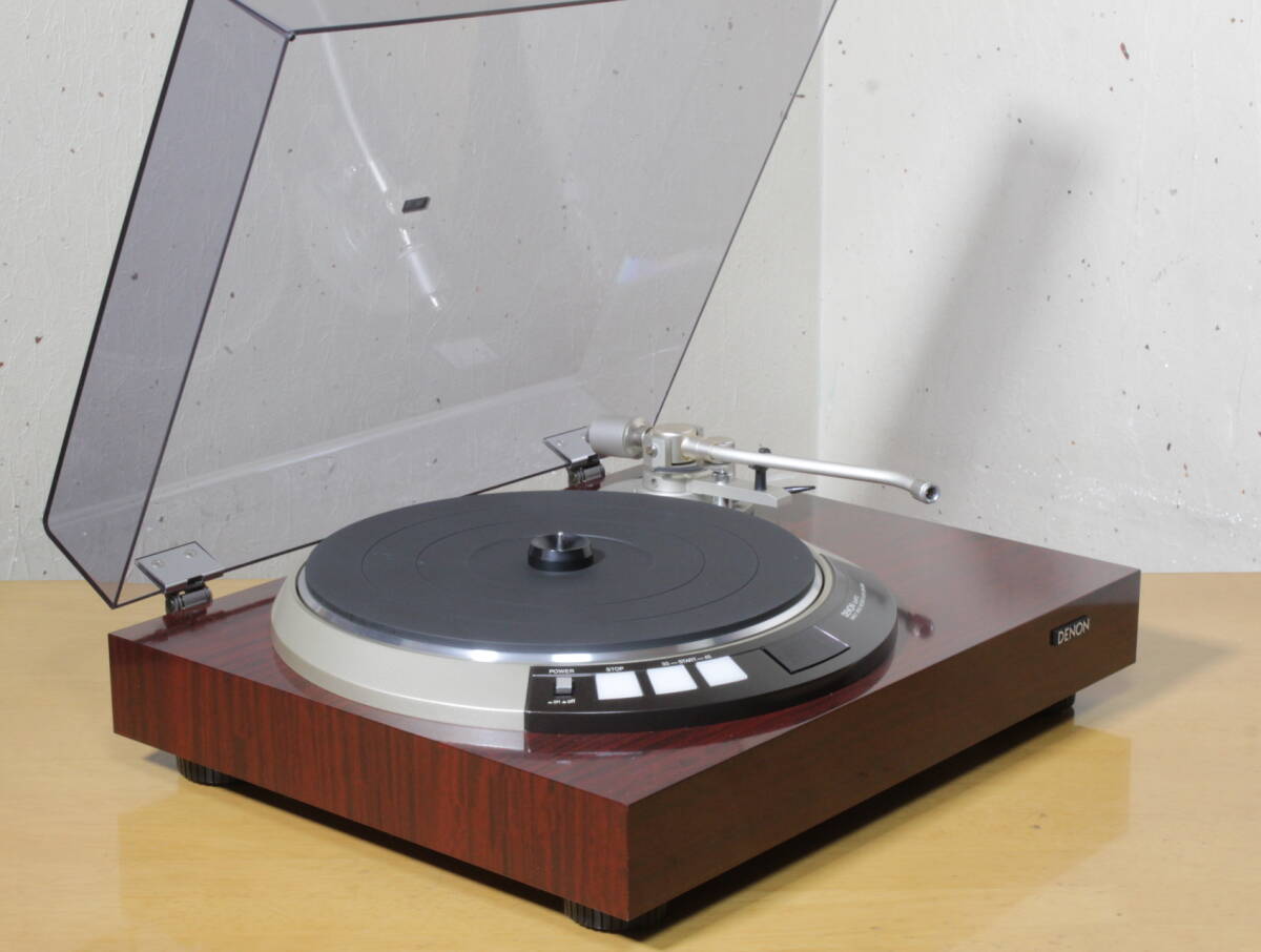  operation excellent [ DENON DP-55M ] quartz lock manual turntable Denon 