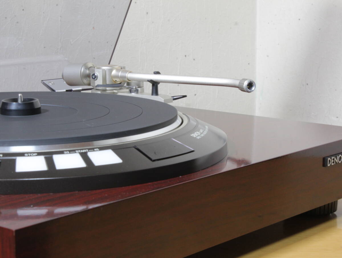  operation excellent [ DENON DP-55M ] quartz lock manual turntable Denon 