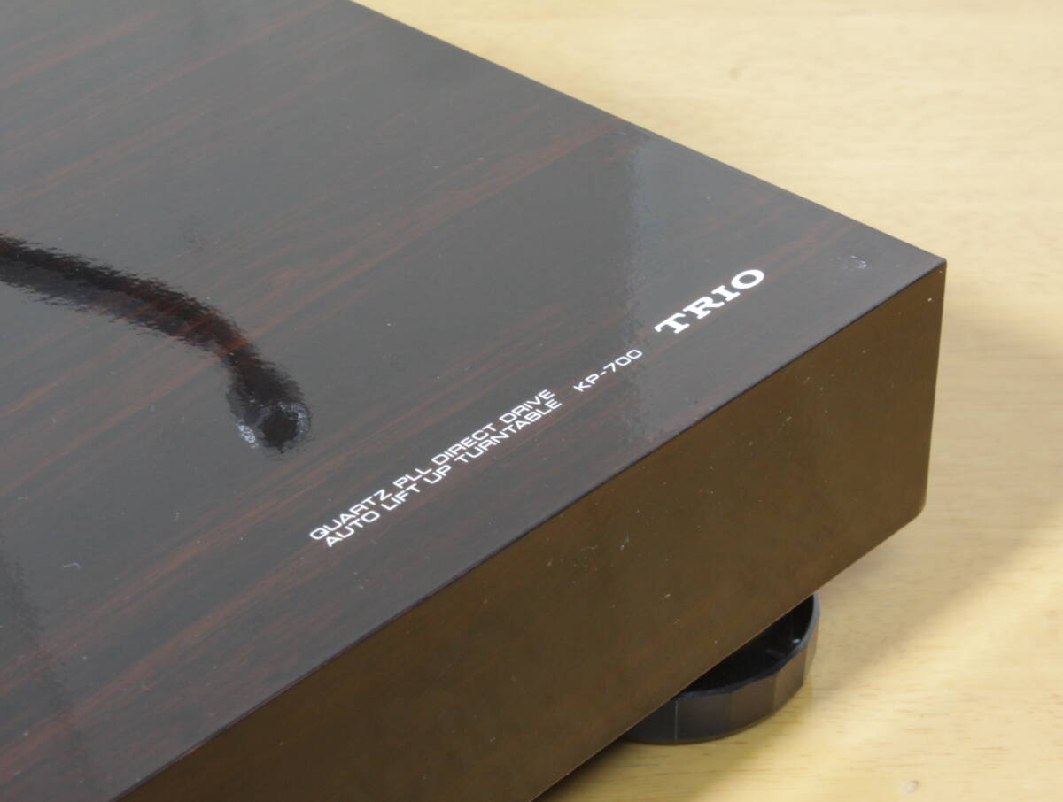 動作良好 【 TRIO / KENWOOD KP-700 】 クォーツロック オートリフトアップ ターンテーブルの画像10