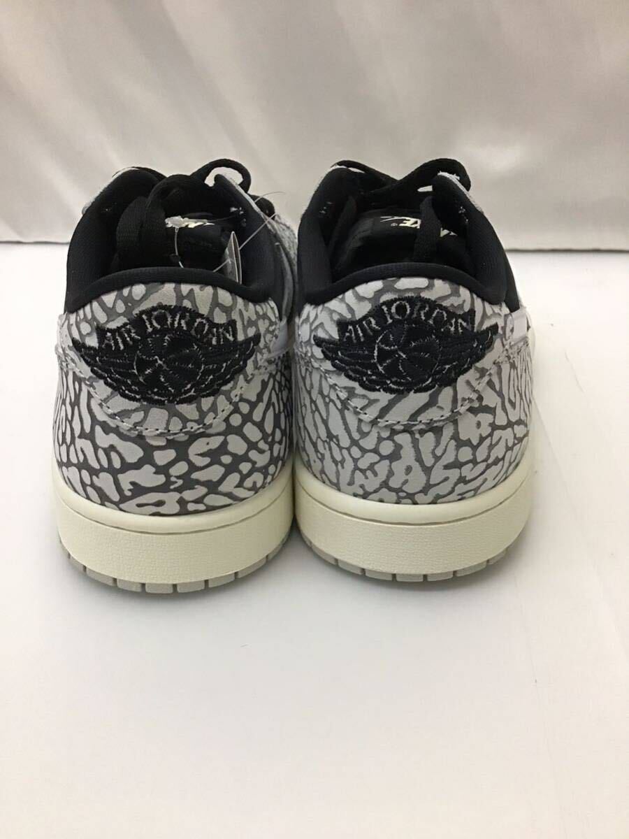 20240412【NIKE】ナイキ Air Jordan 1 Retro Low OG エアジョーダン1 レトロ ローカットスニーカー 28 グレー レザー CZ0790-001_画像5