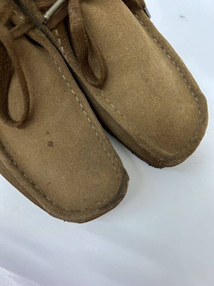 20240429【Clarks 】クラークス シューズ ワラビー コーラ スウェード 26155518 UK9_画像8