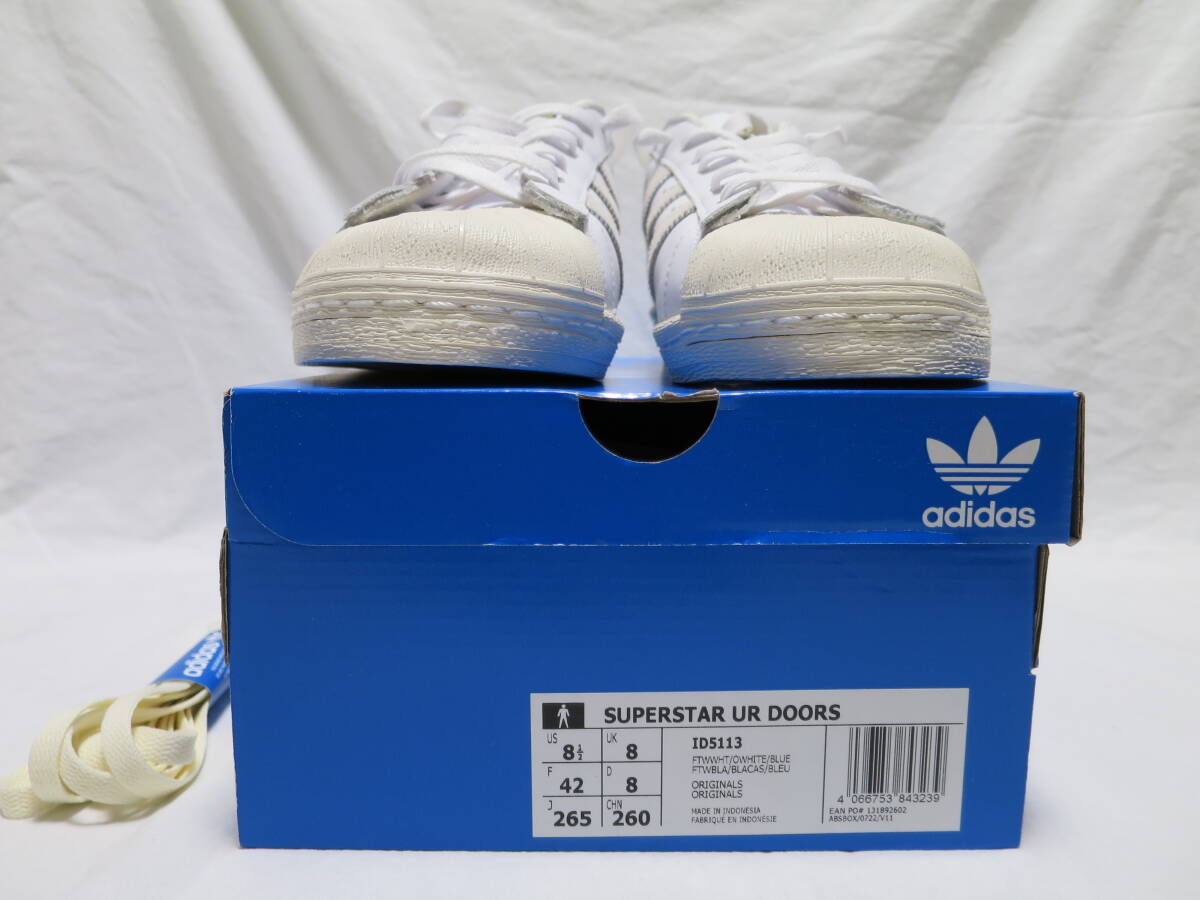 adidas アディダス SUPERSTAR UR DOORS ID5113 US8.5 UK8 EUR42 26.5cm 未使用の画像1