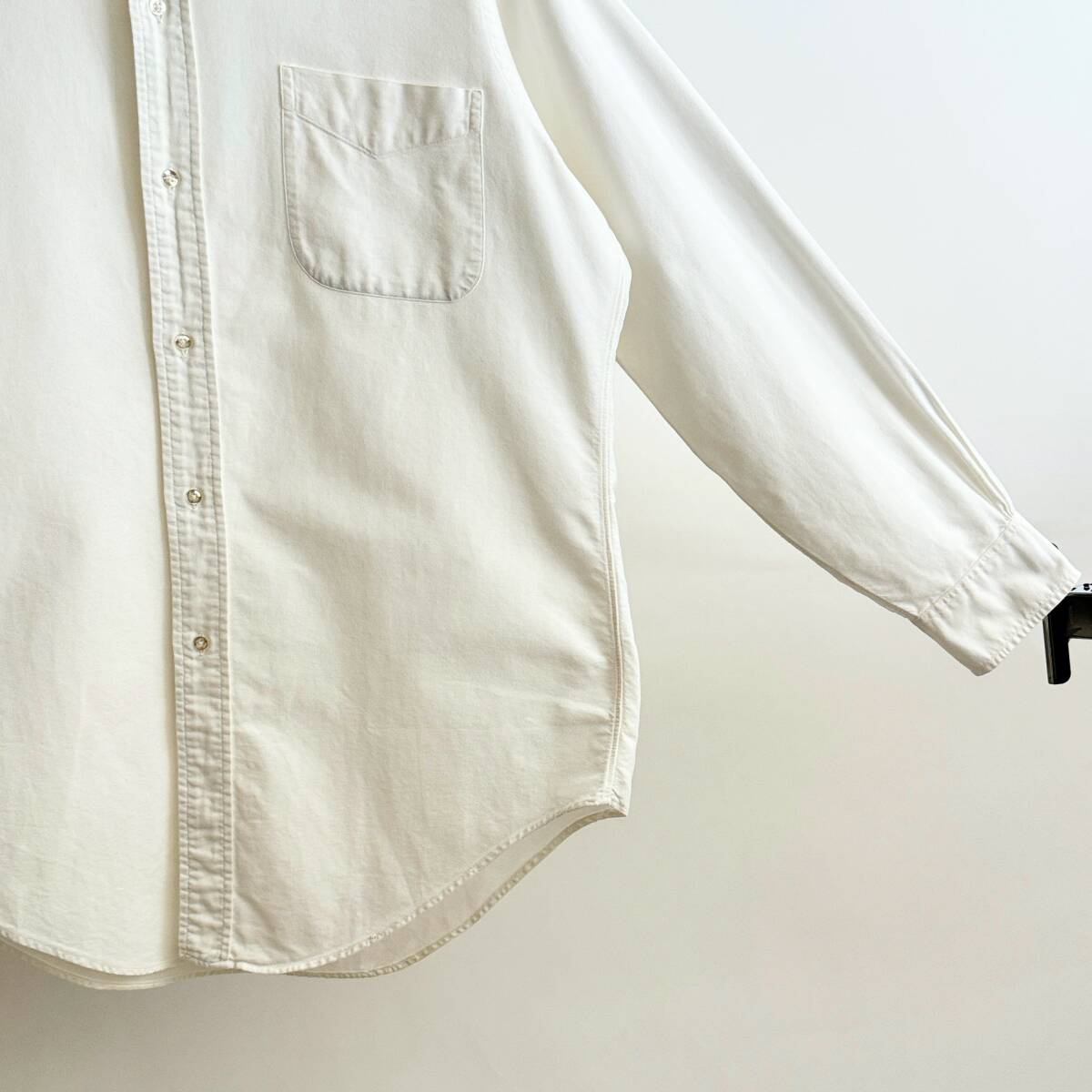 希少《 White OX / 6 Button / 15-2 》60s 70s【 Brooks Brothers 6ボタン ホワイト 白 OX オックスフォード BDシャツ ビンテージ 】_画像3