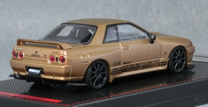 1/64スケール TOP SECRET 日産スカイラインGT-R [R32]（マットゴールド） *イグニッションモデル製 *品番2391   *04の画像3