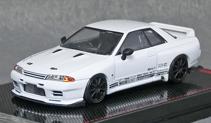 1/64スケール TOP SECRET 日産スカイラインGT-R [R32]（ホワイト） *イグニッションモデル製 *品番2389   *04の画像2