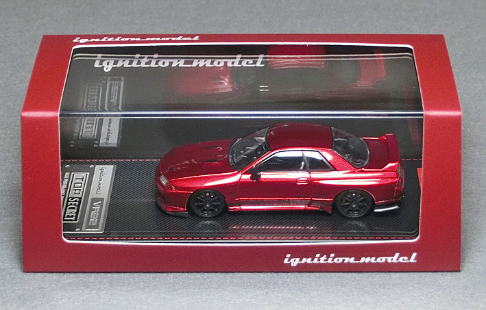 1/64スケール　TOP SECRET 日産スカイラインGT-R [R32]（レッドメタリック）　*イグニッションモデル製　*品番2392　　　*04_画像1