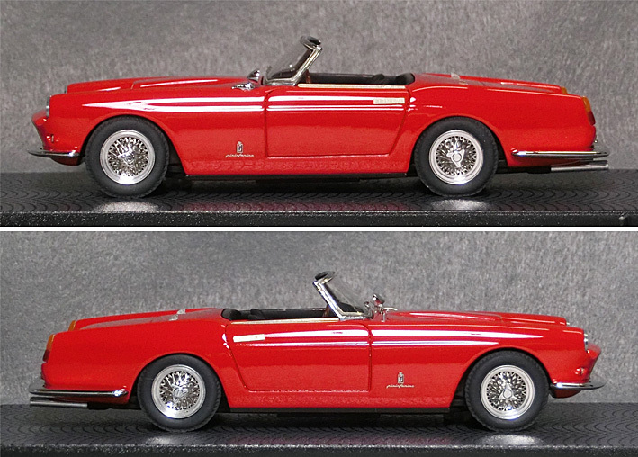  Ferrari 250GT Pininfarina S1 Cabrio 1960 S/N1475GT Marvin S.Perkins, Florida 1973( red ) *1/43 scale product number :CAR64B *06