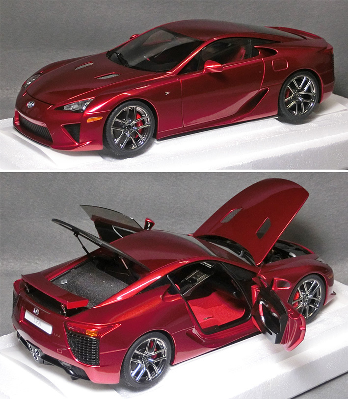 1/18スケール レクサス LFA（パールレッド） *オートアート *品番78853  *04の画像1