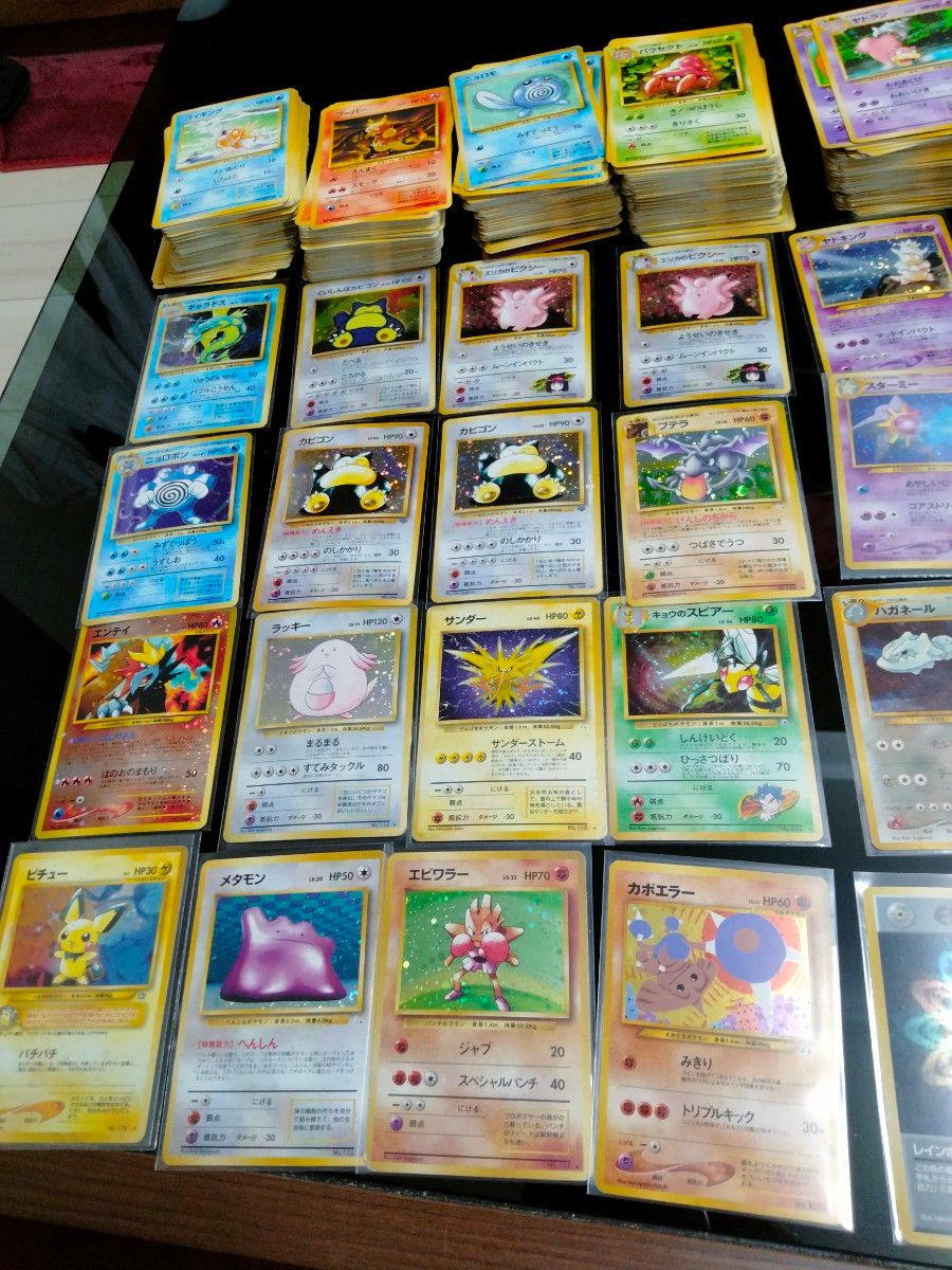 ポケモンカード 旧裏 まとめ売り キラ40枚 ノーマル500枚強 ポケモンカード 旧裏 まとめ売り キラ40枚 ノーマル500枚強