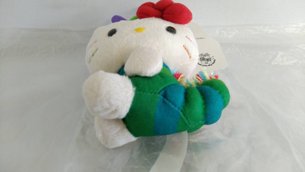  unused Sanrio Hello Kitty is ....... collaboration soft toy mascot key holder key chain rare rare 