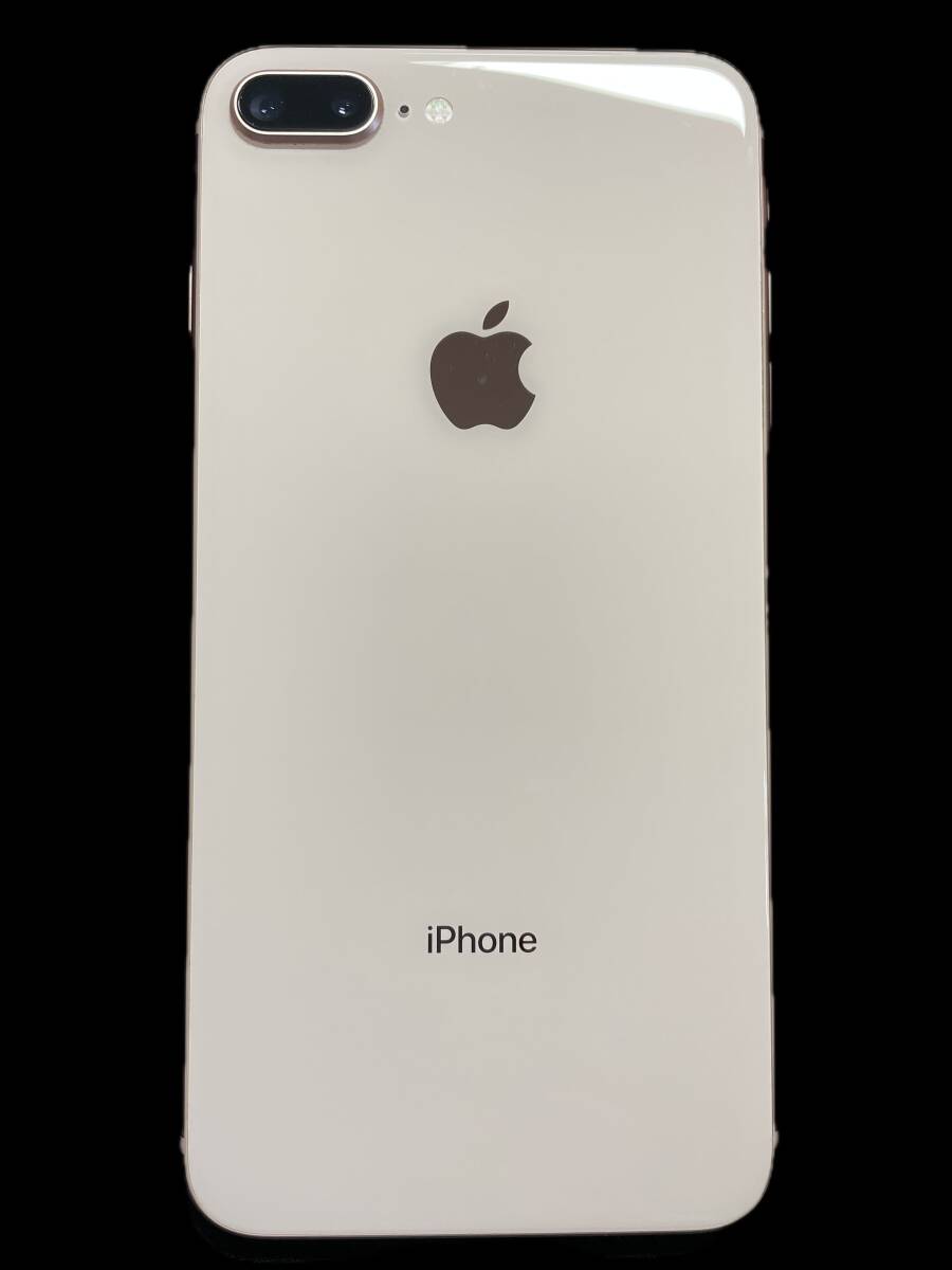 【中古】iPhone 8 Plus 64GB ゴールド SIMロック解除済 バッテリー９５％の画像2