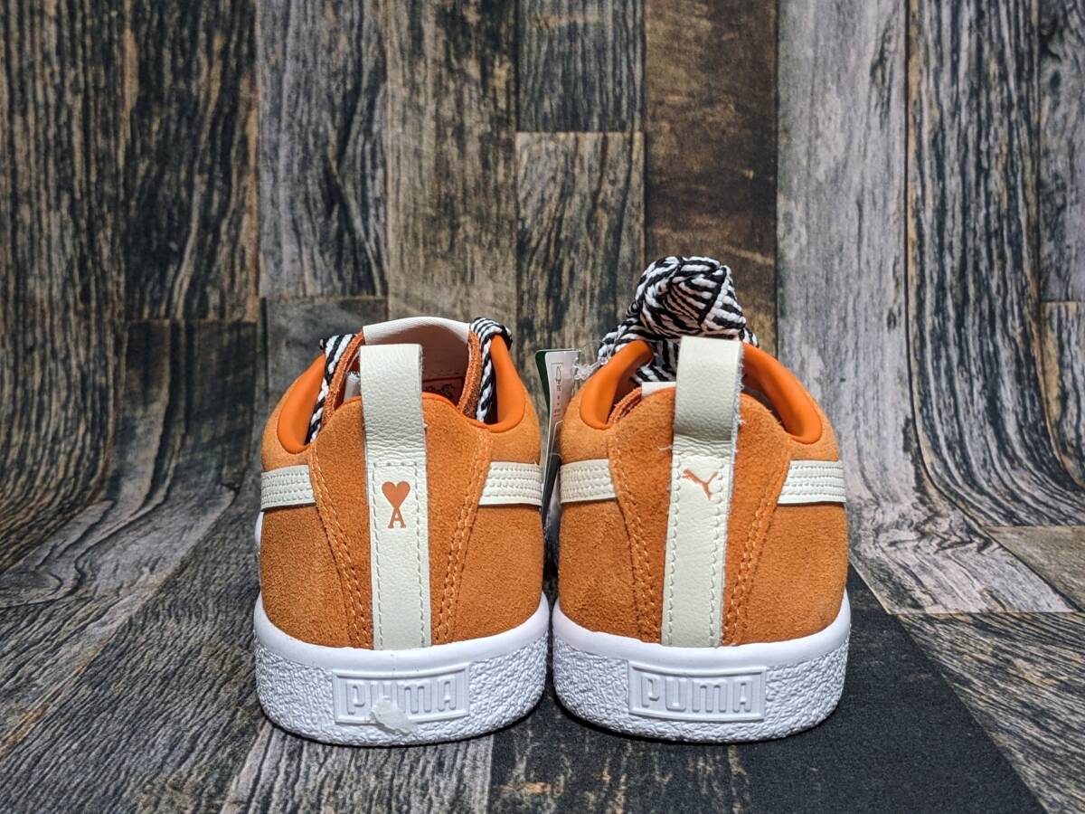  remainder little 23.5cm/US5.5 PUMA SUEDE VTG AMI inspection 386674-01 @16500 jpy suede ami natural leather original leather low lady's LOW orange 