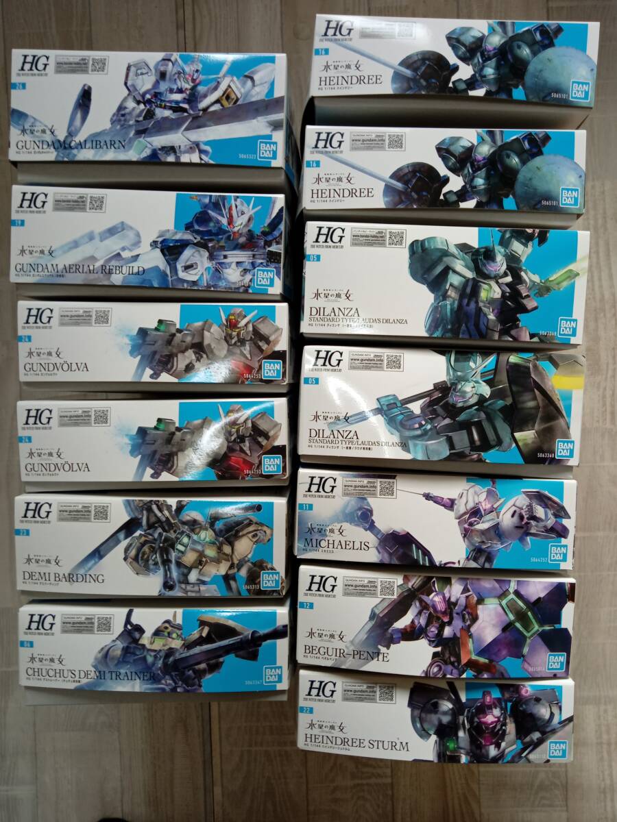 機動戦士ガンダム 水星の魔女 HG他13点まとめ売り Yahoo!オークション - 機動戦士ガンダム 水星の魔女 HG 13個セット