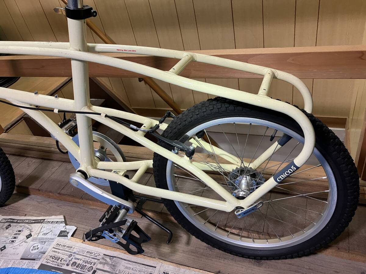 ジャンク オルトレ ORTRE CINCO5 ミニベロ 小径車 レア 自転車 ☆引き取りメイン １円スタート☆の画像7