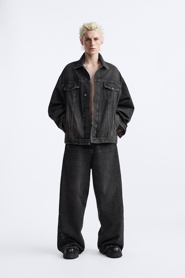 ZARA オーバーサイズ デニム ジャケット LIMITED EDITION サイズ ZARA オーバーサイズ デニム ジャケット LIMITED EDITION サイズ