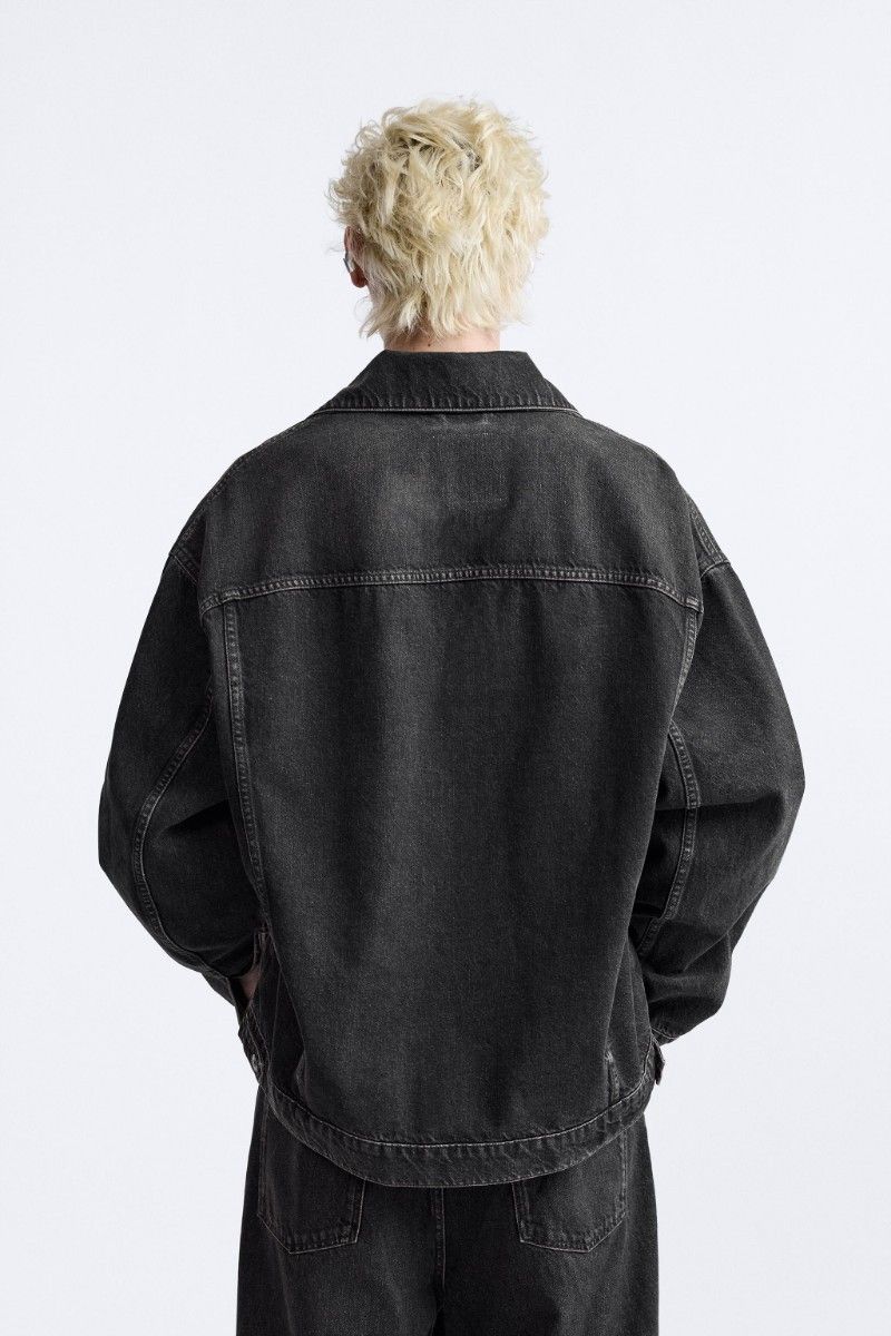 ZARA オーバーサイズ デニム ジャケット LIMITED EDITION サイズ ZARA オーバーサイズ デニム ジャケット LIMITED EDITION サイズ