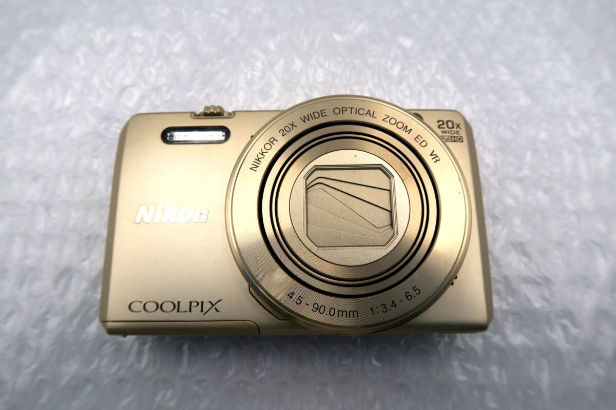 ★【ト足】NIKON ニコン COOLPIX S7000 コンパクト デジタルカメラ ゴールド系 CBZ01ZZA93_画像6