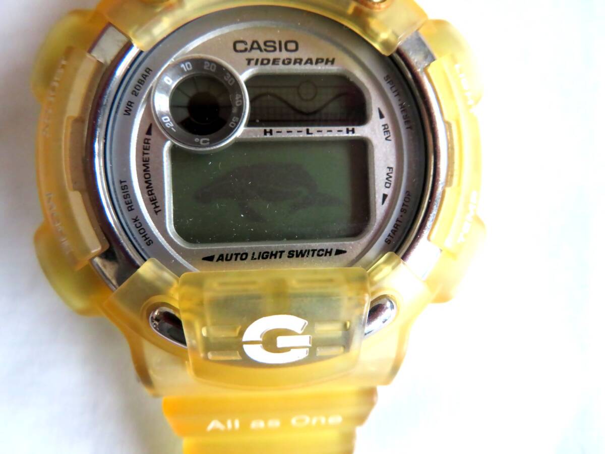 ●【ト足】①CASIO カシオ G-SHOCK イルカクジラ会議 タイドグラフ DW-8600K 腕時計 デジタル CAZ01ZZG55_画像10