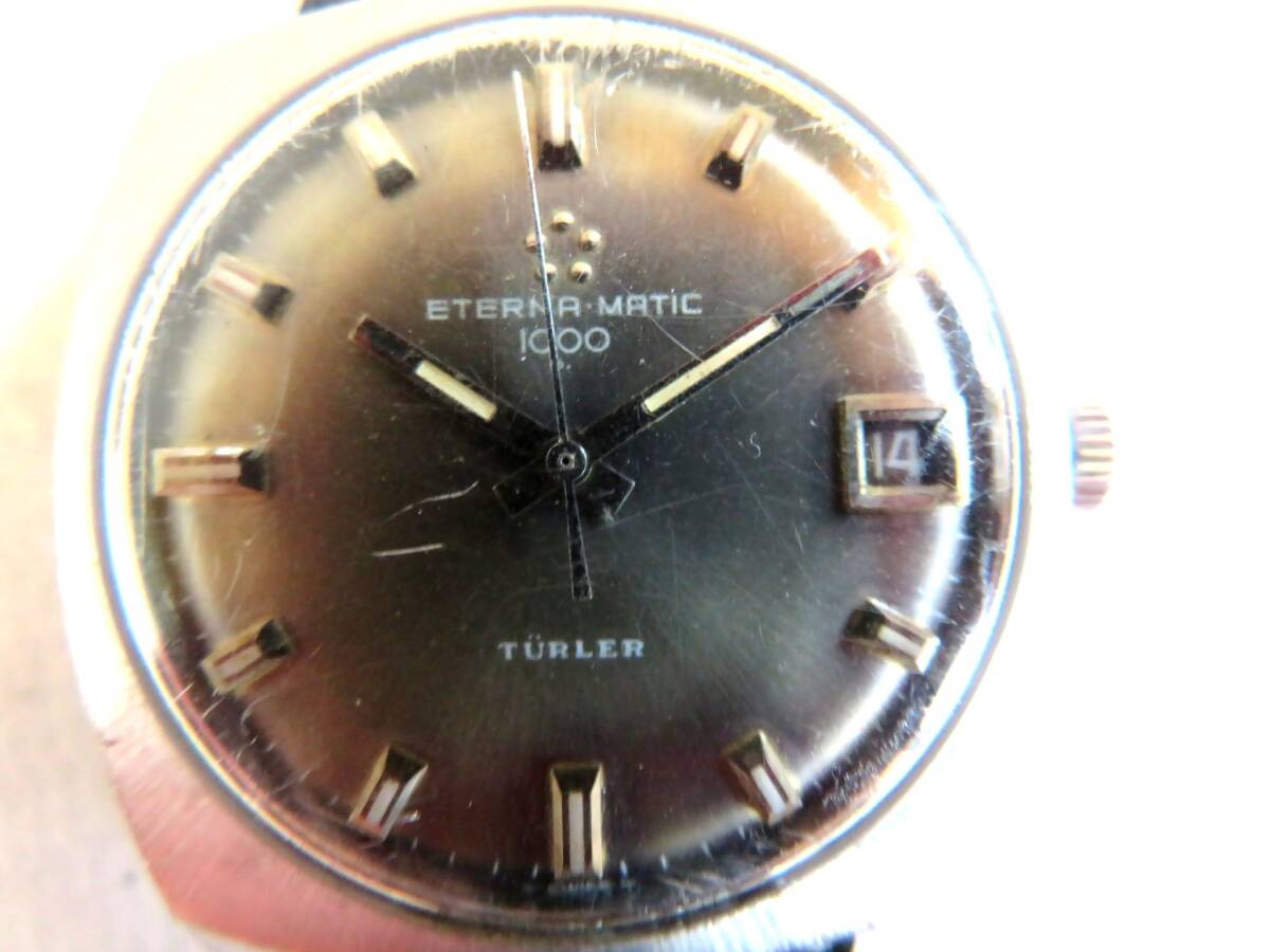 ●【ト足】TURLER ETERNA MATIC 1000 エテルナマチック メンズ 男性 自動巻き オートマチック 腕時計 CE709ZZG93の画像8