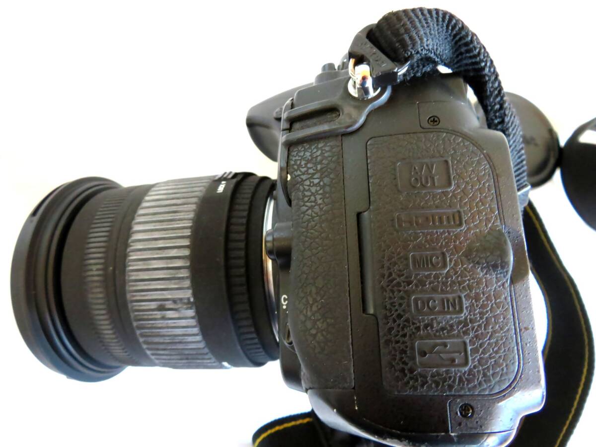 ●【ト足】動作品 Nikon D300S ボディ レンズ セット SIGMA DC 17-70㎜ 1:2.8-4.5 ニコン デジタル一眼レフカメラ CE709ZZG96