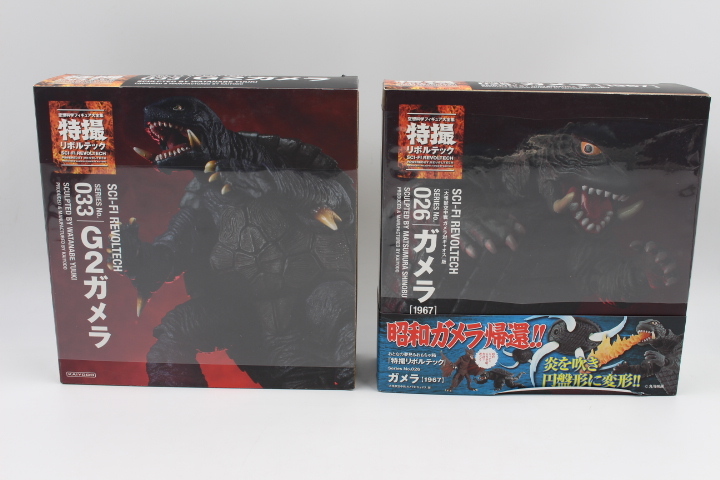 *[to пара ] Gamera фигурка 2 шт суммировать спецэффекты Revoltech No.033 G2 Gamera No.026 Gamera (1967) CA000ZZH35