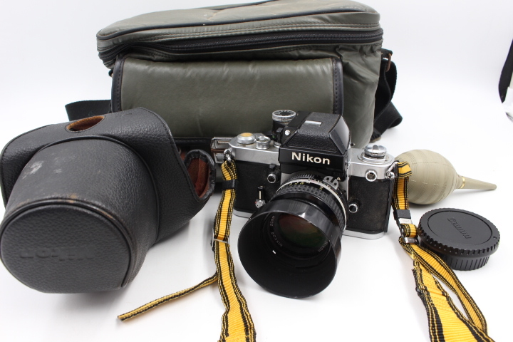 ☆【ト足】Nikon ニコン フィルムカメラ レンズ 50mm 1:1.4 ケースあり CA143ZZH49_画像1