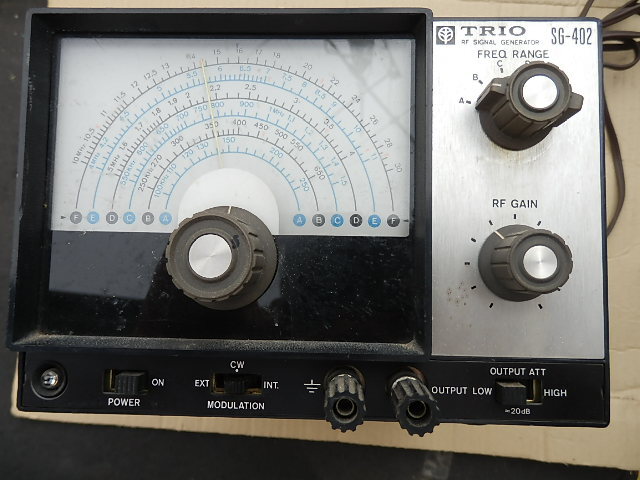 TRIO SG402 Trio тест osi letter SG-402 RF сигнал генератор утиль 
