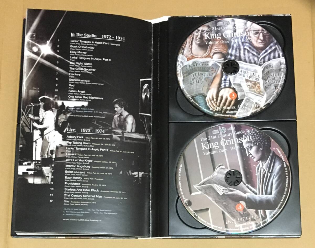 輸入4枚組CD キング・クリムゾン/ 真・紅伝説 Vol.1 1969-1974_画像4