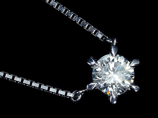 IIL11328S【1円～】新品仕上【RK宝石】≪DIAMOND≫ ジュエリーマキ 極上ダイヤモンド 特大1.01ct!! Pt850 超高級 一粒ダイヤ ネックレスの画像2