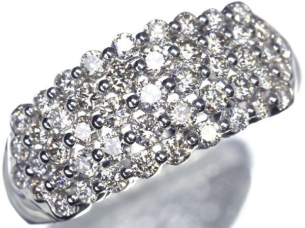 KR11643T[1 иен ~] новый товар [RK драгоценнный камень ]{Diamond} роскошный ..!! первоклассный бриллиант общий итого 1.00ct!! Pt950 высококлассный кольцо diamond 