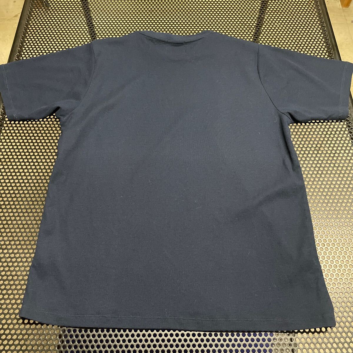 Mackintosh マッキントッシュ 半袖 Tシャツ 紺 ネイビー 40サイズ 洗濯ジワあり 三陽商会_画像3