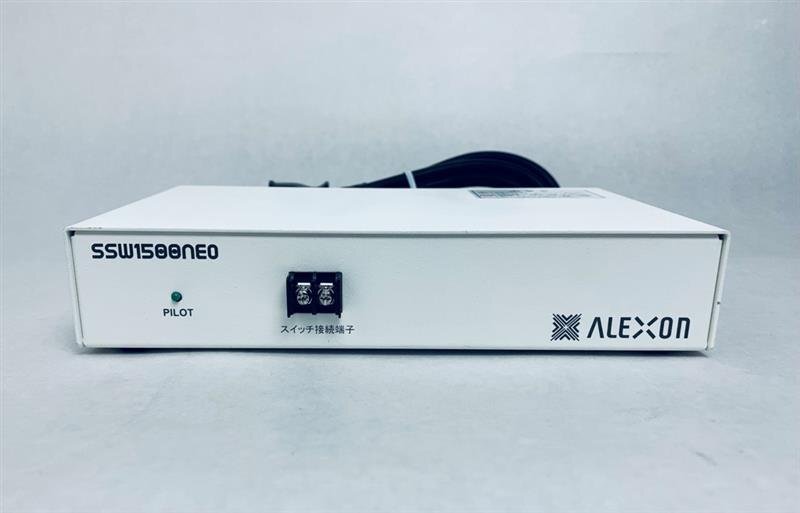 ＜中古Sランク 清掃済 美品＞ALEXON アレクソン SSW1500neo 雷サージ付き電源起動制御装置 動作確認済 送料無料 領収書発行可